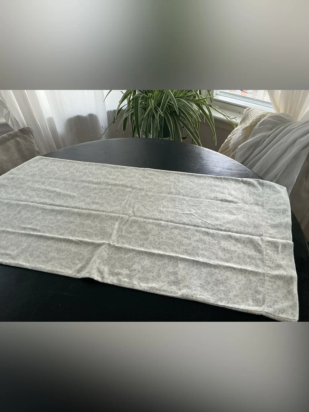 Shabby Chic Pair of 100% Flannel Cotton Pillowcases